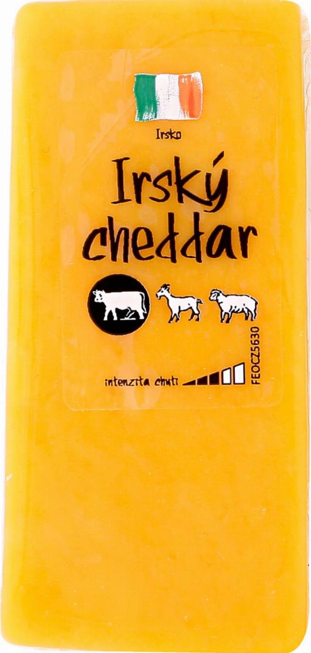 Irský cheddar Tvrdý sýr zrající