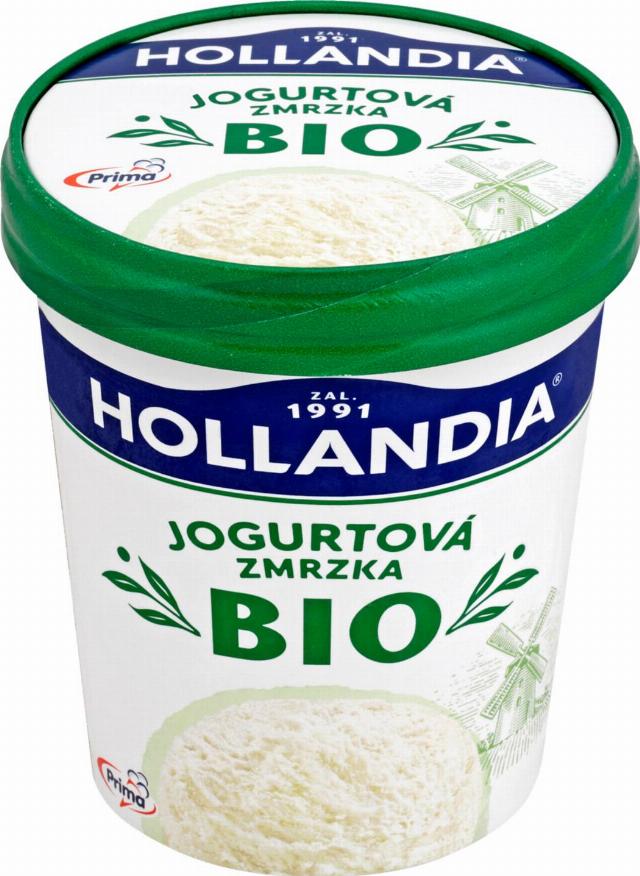 HOLLANDIA BIO Zmrzlina s jogurtem a smetanou