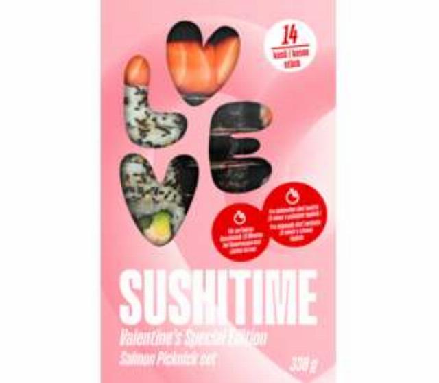 Sushi set losos picknick