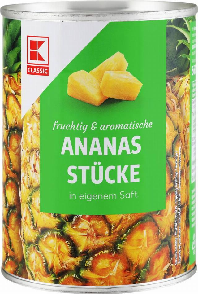 K-Classic Ananas kousky