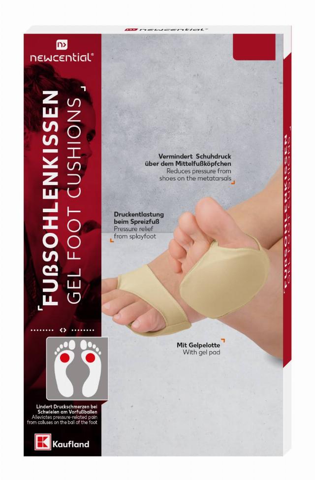 NEWCENTIAL Gelový polštářek¹ pod chodidlo S/M