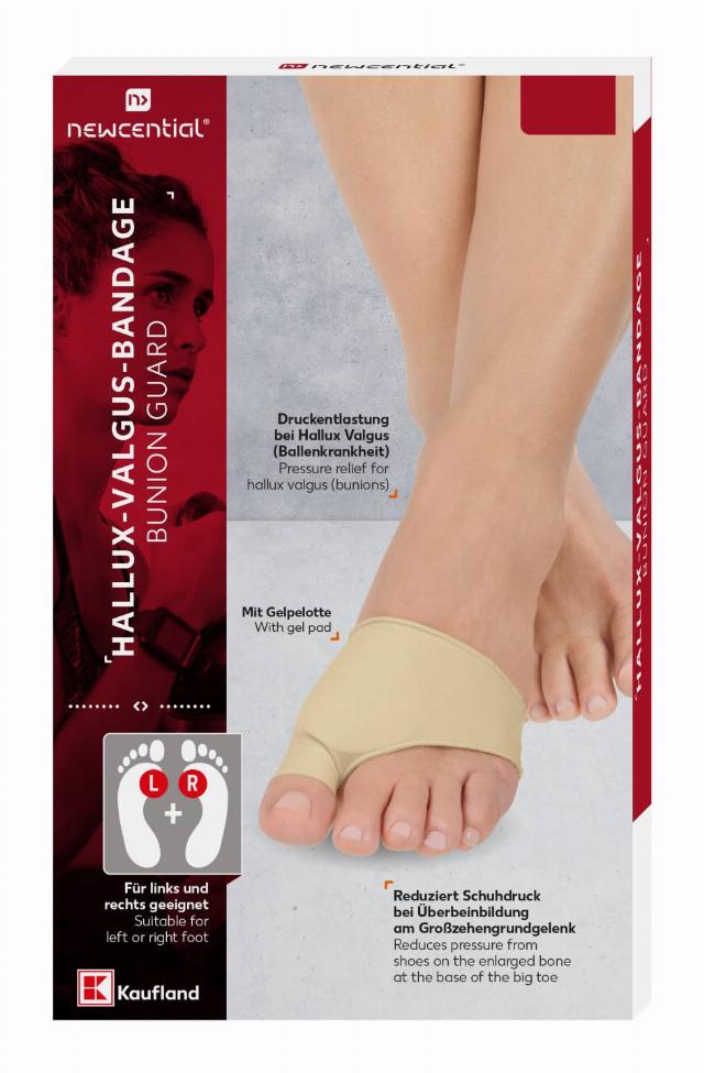 NEWCENTIAL Gelová bandáž na vybočený¹ palec S/M