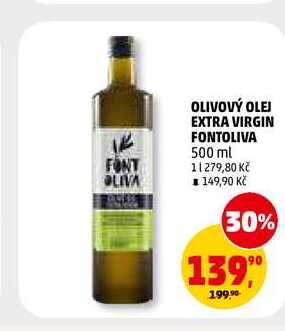 OLIVOVÝ OLEJ EXTRA VIRGIN FONTOLIVA, 500 ml 