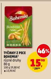TYČINKY Z PECE BOHEMIA, 80 g 