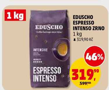 EDUSCHO ESPRESSO INTENSO ZRNO, 1 kg 