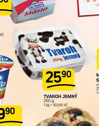 TVAROH JEMNÝ 250 g 