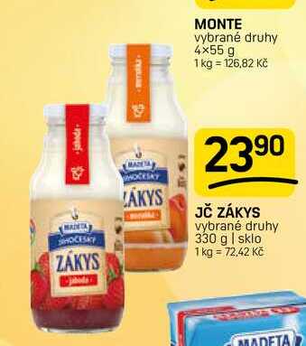 JČ ZÁKYS vybrané druhy 330 g v akci
