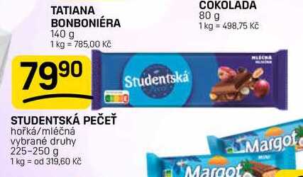 Orion Studentská pečeť čokoláda 225-250g