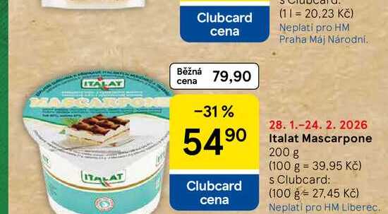 Italat Mascarpone, 200 g
