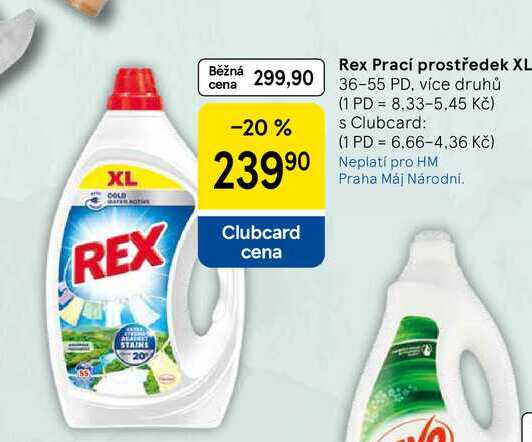 Rex Prací prostředek XL, 36-55 PD, více druhů