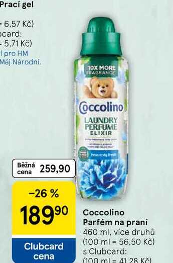 Coccolino Parfém na praní, 460 ml, více druhů 