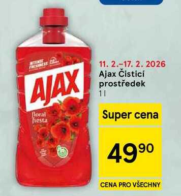 Ajax Čisticí prostředek, 1 l 
