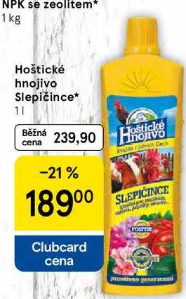 Hoštické hnojivo Slepičince, 1 l 