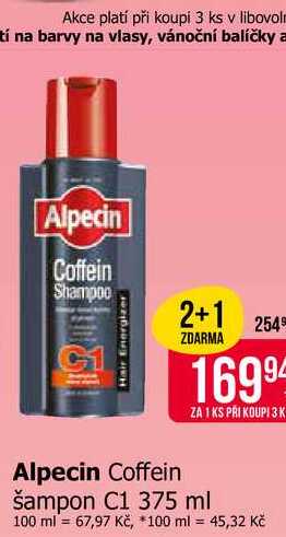 Alpecin Coffein Shampoo C1 375 ml