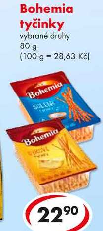 Bohemia tyčinky, 80 g