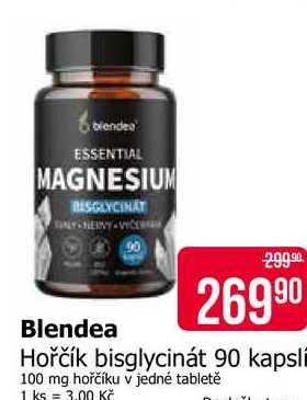 Blendea Hořčík bisglycinát 90 kapslí