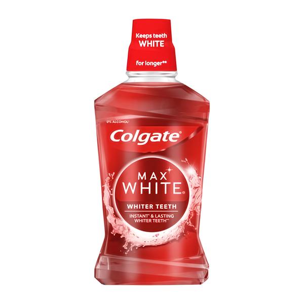 Colgate Max White ústní voda bez alkoholu
