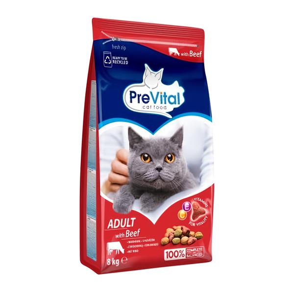 PreVital Granule pro dospělé kočky, hovězí