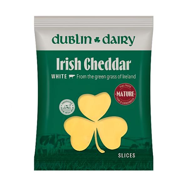 Dublin Dairy Irish Cheddar White Mature plátky