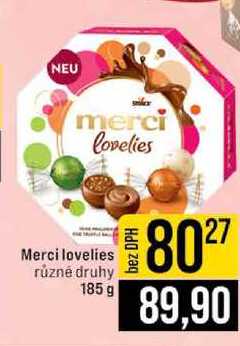 Merci lovelies různé druhy 185 g 