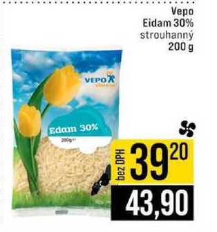 Vepo Eidam 30% strouhanný 200 g