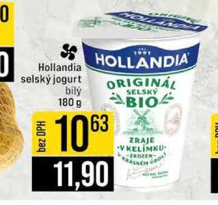 Hollandia selský jogurt bílý 180 g