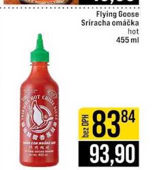 Flying Goose Sriracha omáčka hot 455 ml 
