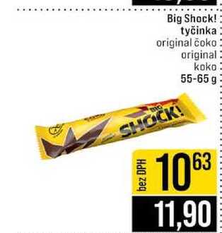 Big Shock! tyčinka original čoko original koko 55-65 g 
