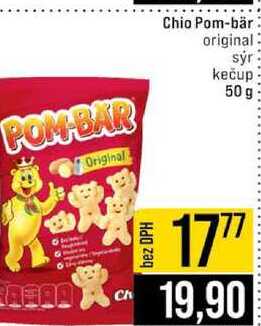 Chio Pom-bär original sýr kečup 50g