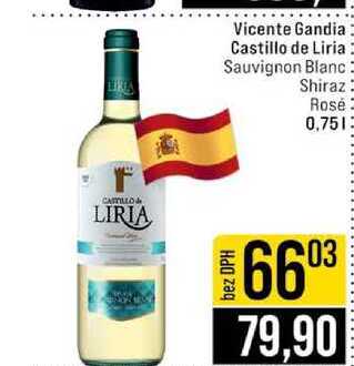 Vicente Gandia Castillo de Liria Sauvignon Blanc Shiraz Rosé 0,75l