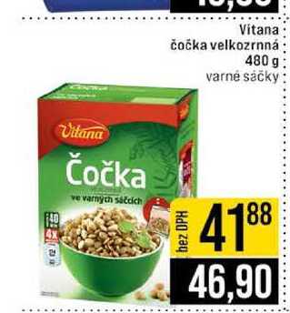 Vitana čočka velkozrnná 480 g 