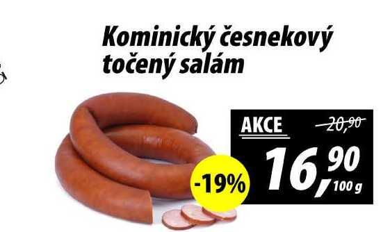 Kominický česnekový točený salám, 100 g