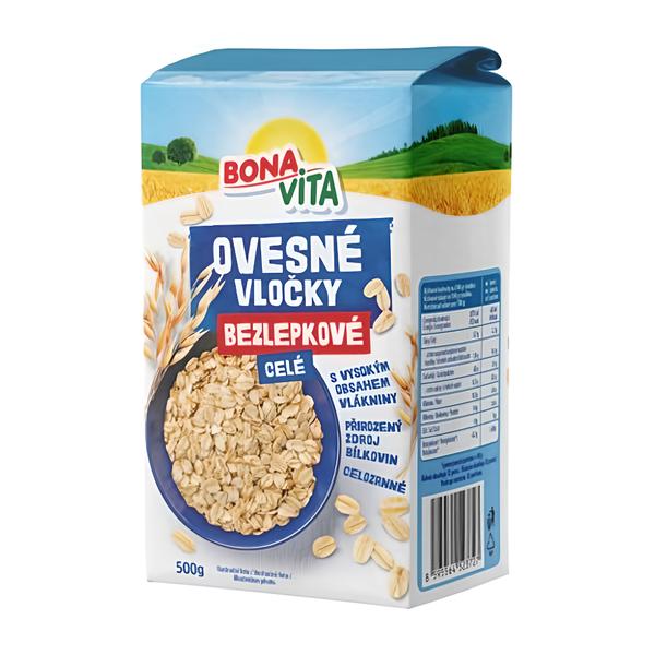 Bonavita Ovesné vločky celé, bez lepku