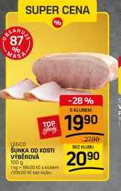ŠUNKA OD KOSTI VÝBĚROVÁ 100 g