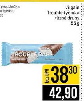 Vilgain Trouble tyčinka různé druhy 55g