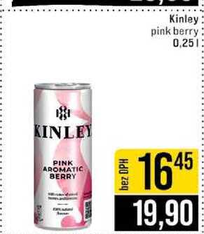 Kinley pink berry 0,25l