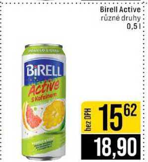 Birell Active různé druhy 0,5l