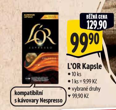   L'OR Kapsle  10 ks 