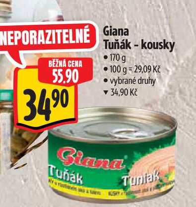  Giana  Tuňák - kousky 170 g  
