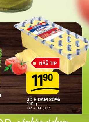 JČ EIDAM 30% 100 g