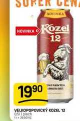 VELKOPOPOVICKÝ KOZEL 12 0,5 plech 