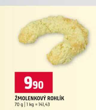 ŽMOLENKOVÝ ROHLÍK 70 g