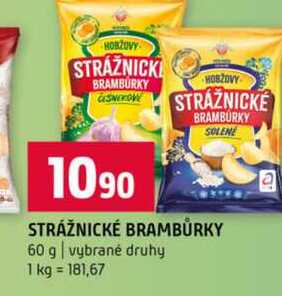 STRÁŽNICKÉ BRAMBŮRKY 60 g vybrané druhy 