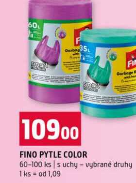 FINO PYTLE COLOR 60-100 ks s uchy vybrané druhy