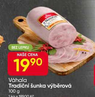 Tradiční šunka výběrová 100 g 