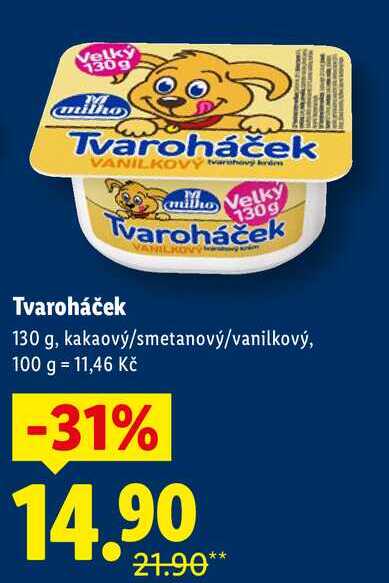Tvaroháček, 130 g