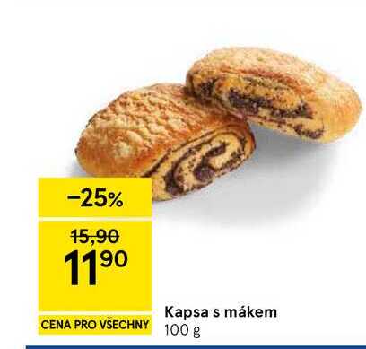 Kapsa s mákem, 100 g 