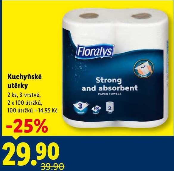 Kuchyňské utěrky, 2 ks