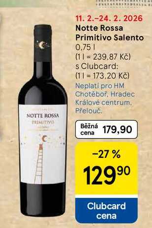 Notte Rossa Primitivo Salento, 0,75 l