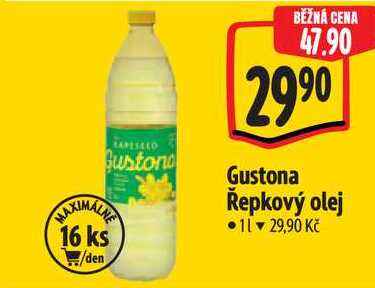 Gustona Řepkový olej, 1 l